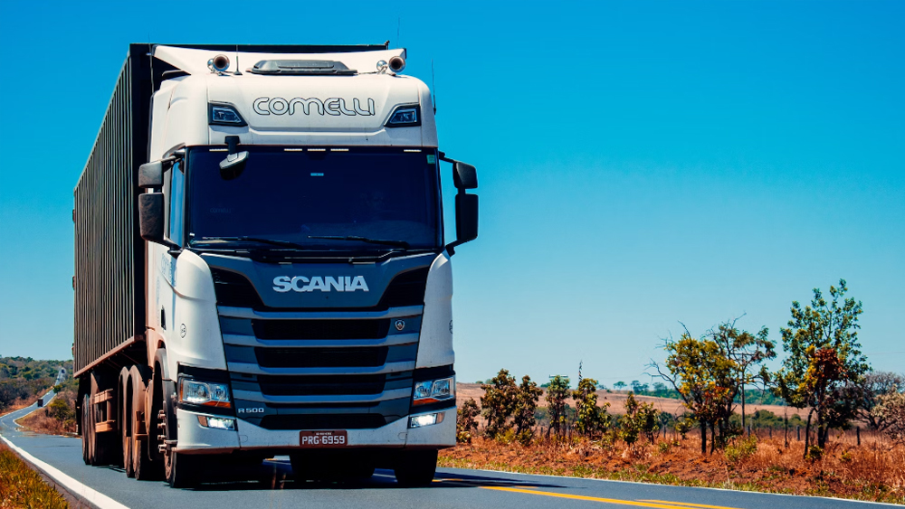 sistema de câmera de caminhão