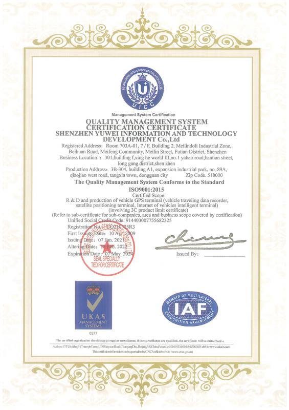 Certificado ISO9001