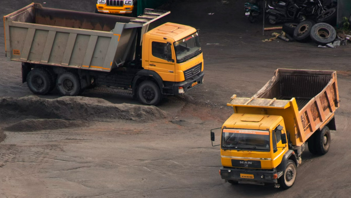 câmeras basculante Caminhão